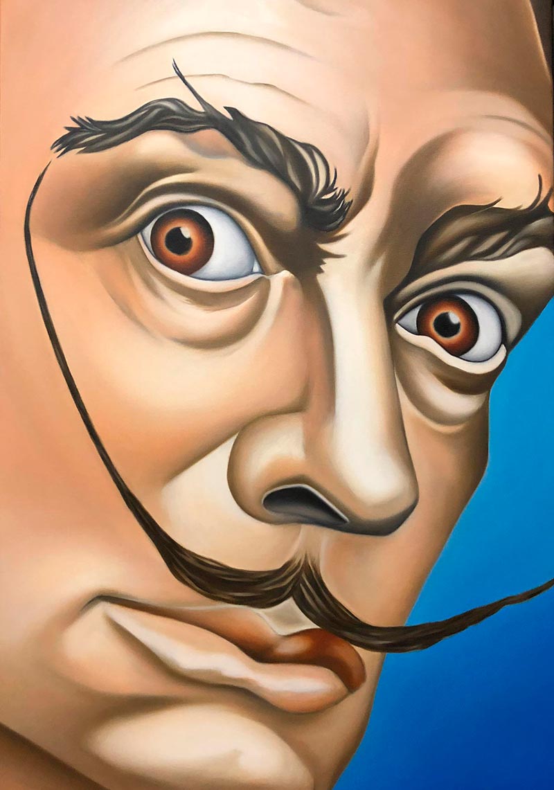 Ölportrait: Dali